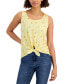 Фото #1 товара Топ блузка с завязкой Rebellious One для девушек "Апельсины"
