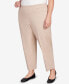 Plus Size Neutral Territory Embellished Waist Average Length Pants