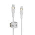 Фото #3 товара Belkin CAA011BT2MWH - 2 m - USB C - USB C/Lightning - White