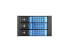 Фото #1 товара iStarUSA BPN-DE230HD-BLUE Trayless 2 x 5.25" to 3 x 3.5" 12Gb/s HDD Hot-swap Rac