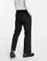 Weekday Franklin flared suit trouser in black