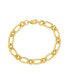 ფოტო #1 პროდუქტის 14K Gold Plated or Rhodium Plated Amoura Link Bracelet