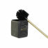 Фото #2 товара Щетка для унитаза DKD Home Decor Чёрный Позолоченный Металл Смола Мрамор 9,5 x 9,5 x 37 cm