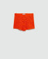 Фото #2 товара Women's Flowers Detail Crochet Shorts