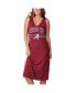 Фото #2 товара Платье для тренировок женское G-III 4Her by Carl Banks Alabama Crimson Tide V-образным вырезом и макси-фасоном