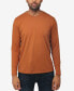 Фото #1 товара Men's Soft Stretch V-Neck Long Sleeve T-shirt