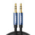 Фото #1 товара Wytrzymały kabel przewód audio AUX w oplocie minijack 3.5 mm 1.5m niebieski