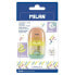 Фото #1 товара MILAN Blister Pack Capsule Eraser With Pencil Sharpener New Look Series