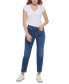 ფოტო #4 პროდუქტის Petite High-Rise Slim Straight-Leg Whisper-Soft Jeans