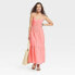 Фото #2 товара Women's Maxi Sundress - Universal Thread Coral Pink M