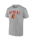 Men's Gray USC Trojans Campus T-shirt