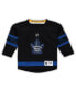 ფოტო #2 პროდუქტის Toddler Boys and Girls Auston Matthews Black Toronto Maple Leafs Alternate Replica Player Jersey