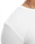 Фото #7 товара ASOS DESIGN essential muscle fit long sleeve rib t-shirt in white