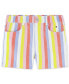 Фото #1 товара Little Girls Striped Denim Shorts