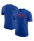 Фото #1 товара Men's Blue Philadelphia 76ers 2022/23 City Edition Essential Warmup T-shirt