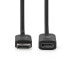Nedis CCGP37108BK02 - 0.2 m - DisplayPort - HDMI - Male - Female - Straight