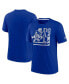 Фото #4 товара Men's Royal Dallas Cowboys Wordmark Logo Tri-Blend T-shirt