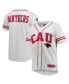 Men's White, Red Clark Atlanta University Panthers Free Spirited Baseball Jersey