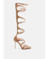 Фото #1 товара Gossip Dramatic Strappy Stiletto Heels Sandals