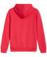 Women's Essential+ Logo-Front Long-Sleeve Hoodie Tart Cherry, XS - фото #5