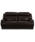 Фото #11 товара CLOSEOUT! Daventry 84" 2-Pc. Leather Sectional Sofa With 2 Power Recliners, Power Headrests And USB Power Outlet