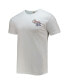 Фото #4 товара Men's White Clemson Tigers Mascot Bandana T-shirt