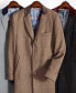 Фото #5 товара Men Wool Blend Overcoats with Contrast Velvet Top Collar
