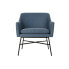 Фото #4 товара Кресло DKD Home Decor Синий Чёрный Металл 66 x 62 x 75 cm