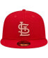 ფოტო #3 პროდუქტის Men's Red St. Louis Cardinals Monochrome Camo 59FIFTY Fitted Hat