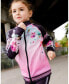 Girl Athletic Vest Gradient Pink Printed Big Flowers - Child