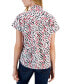 Фото #2 товара Women's Cotton Ditsy-Floral Printed Shirt