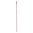 Broom handle Stripes 2,3 x 130 x 2,3 cm Red Metal (12 Units)