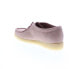 Фото #6 товара Clarks Wallabee 26165558 Womens Pink Nubuck Oxfords & Lace Ups Casual Shoes