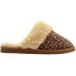 Фото #1 товара Corkys Snooze Leopard Scuff Womens Brown Casual Slippers 25-2001-LEO