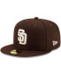 Men's Brown San Diego Padres Alternate Authentic Collection On-Field 59FIFTY Fitted Hat