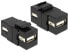Фото #1 товара Delock 86367 - Black - USB 2.0 A - USB 2.0 A - 34.4 mm - 16.8 mm - 22.3 mm