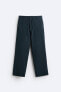 COTTON - LINEN SEERSUCKER TROUSERS