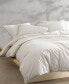 Фото #4 товара Washed Percale Cotton Solid 3 Piece Duvet Cover Set, King