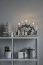 Фото #6 товара Konstsmide 3260-320 - Light decoration figure - Grey - White - Wood - IP20 - 10 lamp(s) - LED