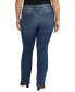 ფოტო #2 პროდუქტის Plus Size Suki Mid Rise Slim Bootcut Jeans