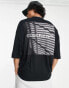 Фото #1 товара ASOS Dark Future oversized t-shirt with back photographic print in black