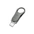 Silicon Power Mobile C80 - 64 GB - USB Type-A / USB Type-C - 3.2 Gen 1 (3.1 Gen 1) - Capless - 8 г - Titanium
