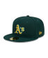 ფოტო #10 პროდუქტის Men's Green Oakland Athletics 2023 MLB Father's Day On-Field 59FIFTY Fitted Hat