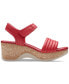 Фото #2 товара Women's Chelseah Gem Ankle-Strap Wedge Sandals