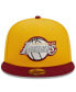 Фото #2 товара Men's Yellow, Red Los Angeles Lakers Fall Leaves 2-Tone 59FIFTY Fitted Hat