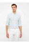Фото #5 товара Рубашка классического покроя LC WAIKIKI Classic Regular Fit с длинным рукавом из смеси хлопка.