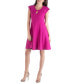 ფოტო #1 პროდუქტის Scoop Neck A-Line Dress with Keyhole Detail