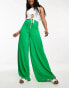 ASOS DESIGN palazzo trouser in green