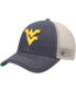 Фото #1 товара Men's Navy West Virginia Mountaineers Trawler Trucker Snapback Hat