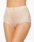 ფოტო #1 პროდუქტის Women's Light Tummy-Control Hi Cut Thong-Silhouette Panty 01214